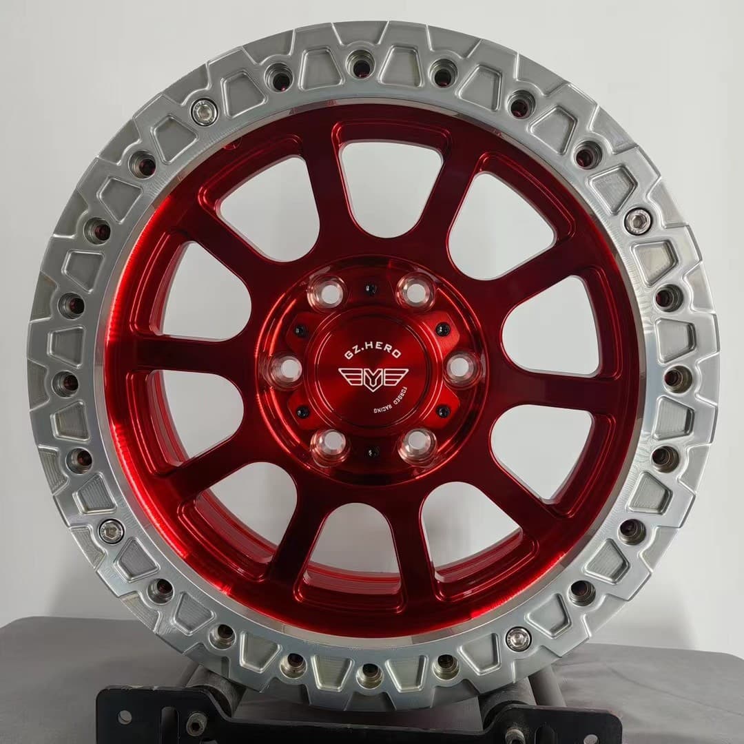 Off-Road Forged Wheel Hub Outer Beadlock Ring for Hardcore Off-Roading Aluminum Alloy Vehicle