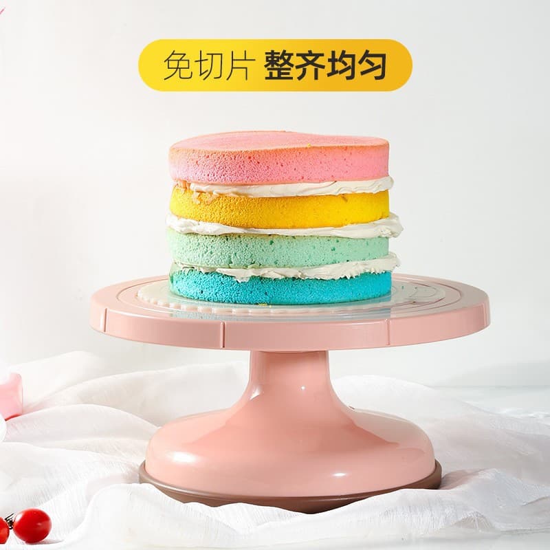 Silicone Mold Cake Baking Tool Rainbow Layered Chiffon Cake Pan Steamed Cake for Home Use