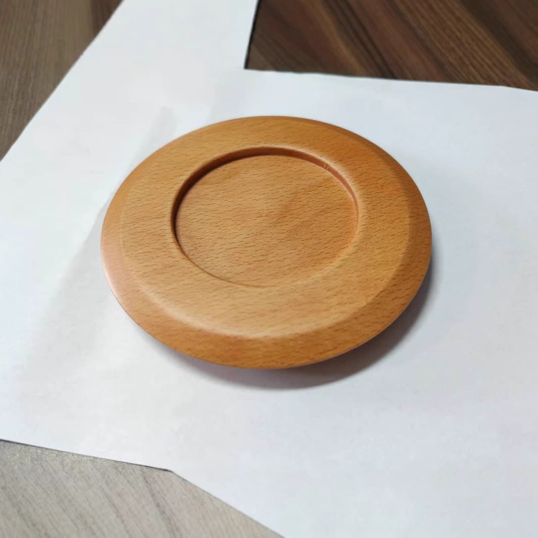 Ebony, beech, sapele, pear wood coasters in various sizes, heat insulation mats, wooden barbecue trays, steak trays