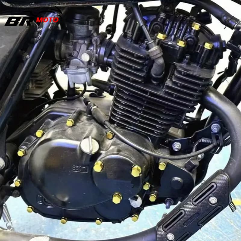 Motorcycle Electric Vehicle Modification Accessories Engine Screw Decorative Cover Head Motor Vehicle Body Screw Cap Cover