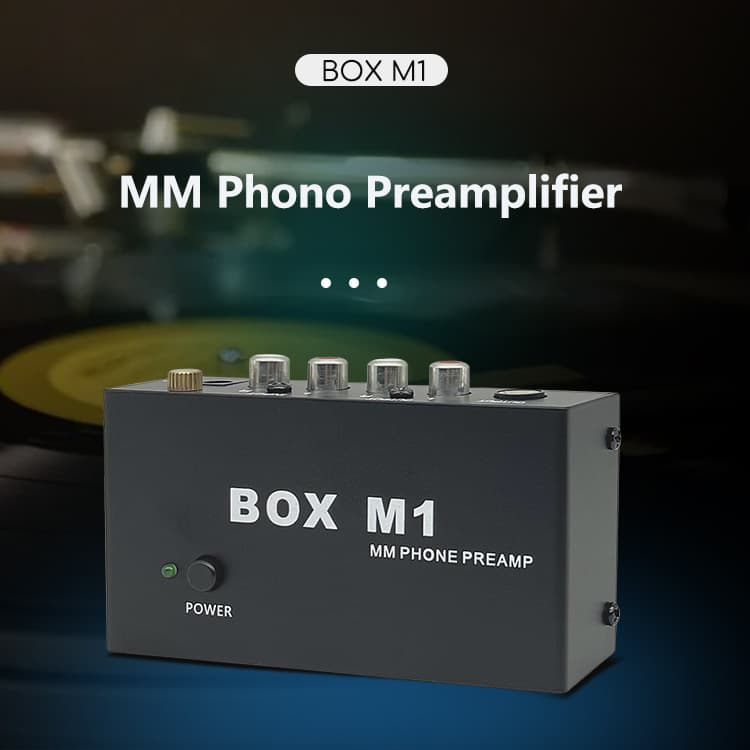 BOX M1 Mini Phono Preamplifier for Turntable Vinyl Record Player Phonograph Preamp