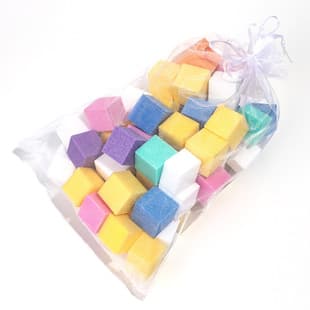 Factory Direct Mini Nail File Small Tofu Block Three-Side Black Sand Polishing Colorful Square Nail Sponge File