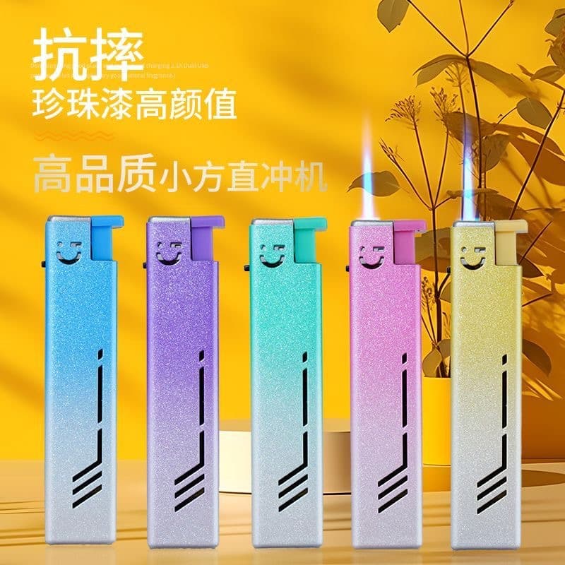 Trending Windproof Lighter 2026 Cartoon Cute Lighter Refillable Lighter Kuromi Gift