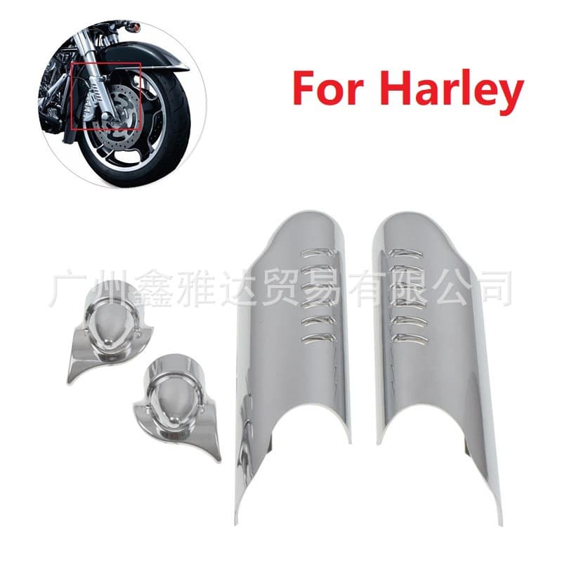 Motorcycle Modification Harley Road King Front Fork Covers, Shock Absorber Decorative Covers, Front Fork Housing Decoration, Front Leg Guards