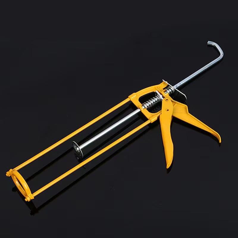 Small twin-pillar glass sealant gun, caulking gun for gap sealing, labor-saving manual glass sealant gun set, manufacturer.