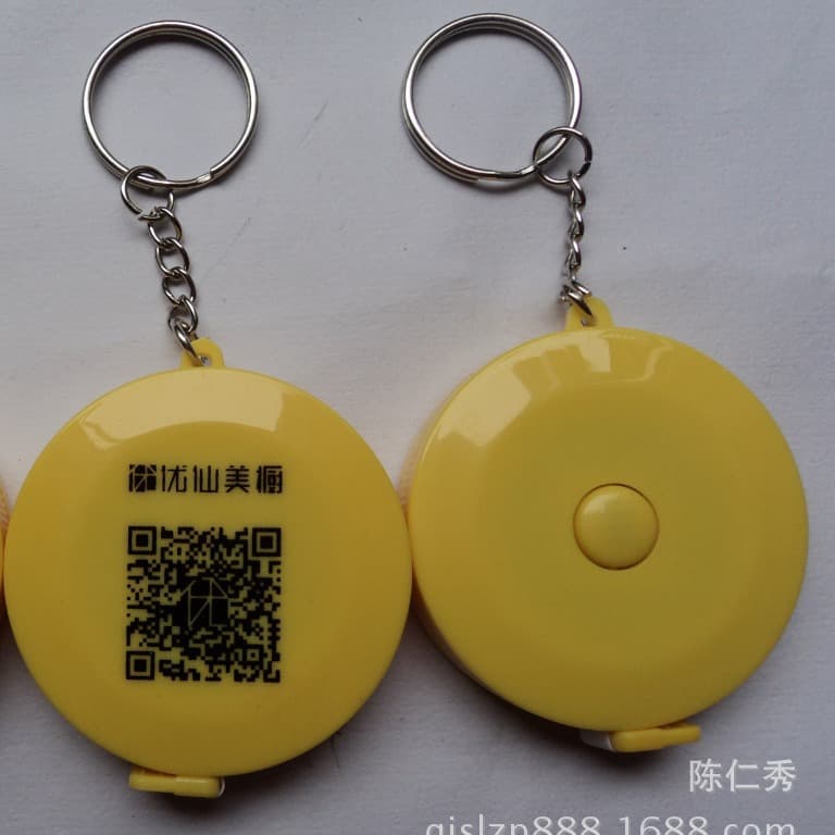 Supply tape measure, plastic tape measure, advertising, key chain, round tape measure, tape measure, soft tape measure, gift promotion