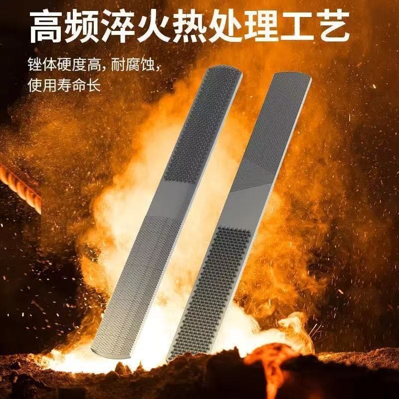 Factory Wholesale 4-in-1 Wood File Four-in-One File Gold Wood File Assorted Needle File Set Woodworking Sanding Tool