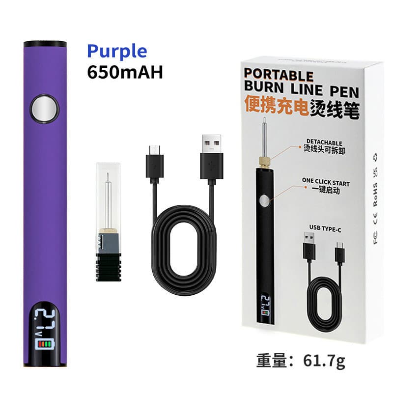 New USB Digital Display Soldering Iron Kit, Portable Home Rechargeable 5V 8W Soldering Iron, 800mA Lithium Battery