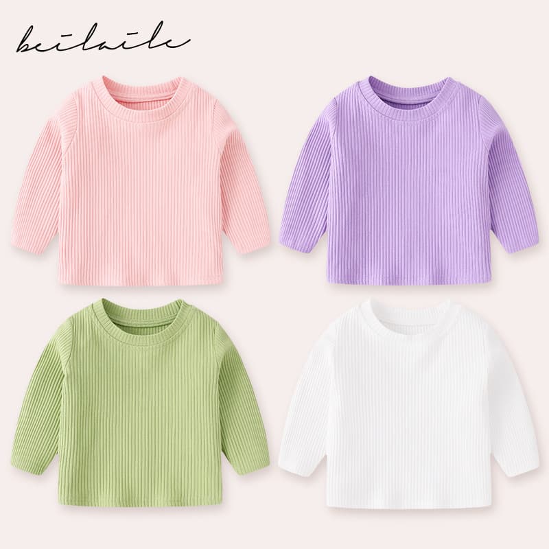 Baby Underwear Spring/Autumn Base Layer Thin T-Shirt Long Sleeve for Boys 0 Summer Toddler Girls 3+