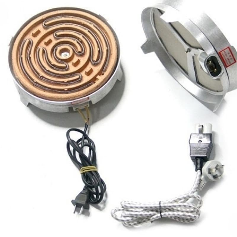 Household electric heating stove, thickened electric heating wire plate, old-style aluminum shell experimental electric heating wire fixed stove plate for tea brewing.