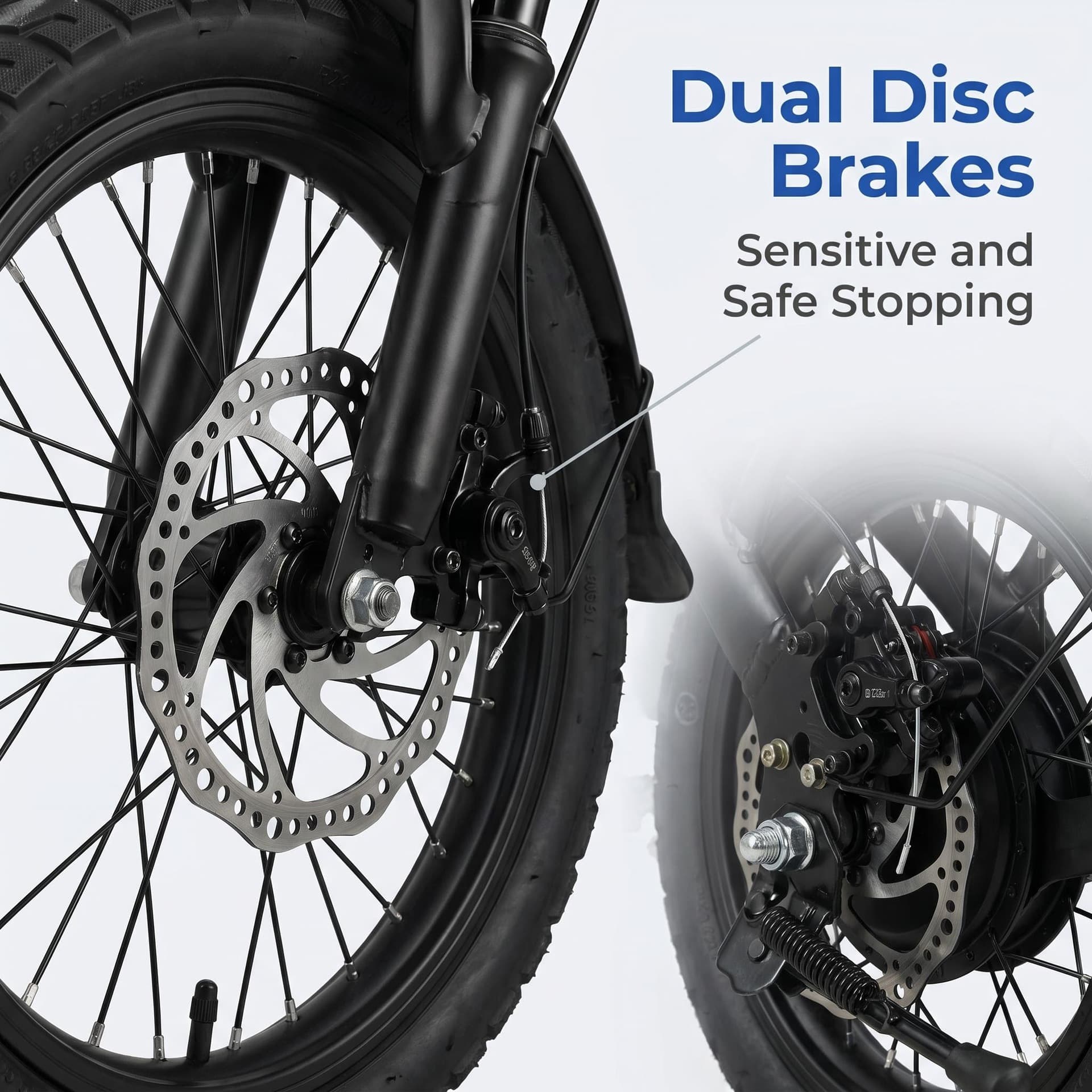 14-inch Low Step-Through U-Fold Electric Bicycle Portable Lithium Battery Power Assist Bike Dual Disc Brake Export Electric Bike