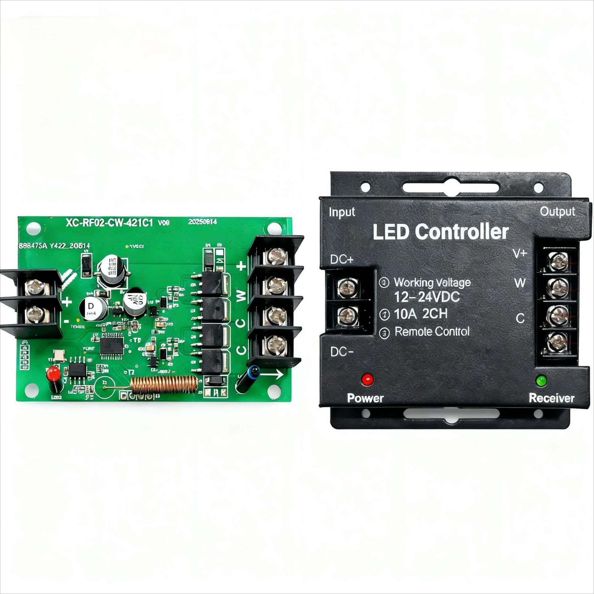 Wireless 433 One-to-Many Synchronized Dimming and Color Adjustment High Power Long Range 500M Controller
