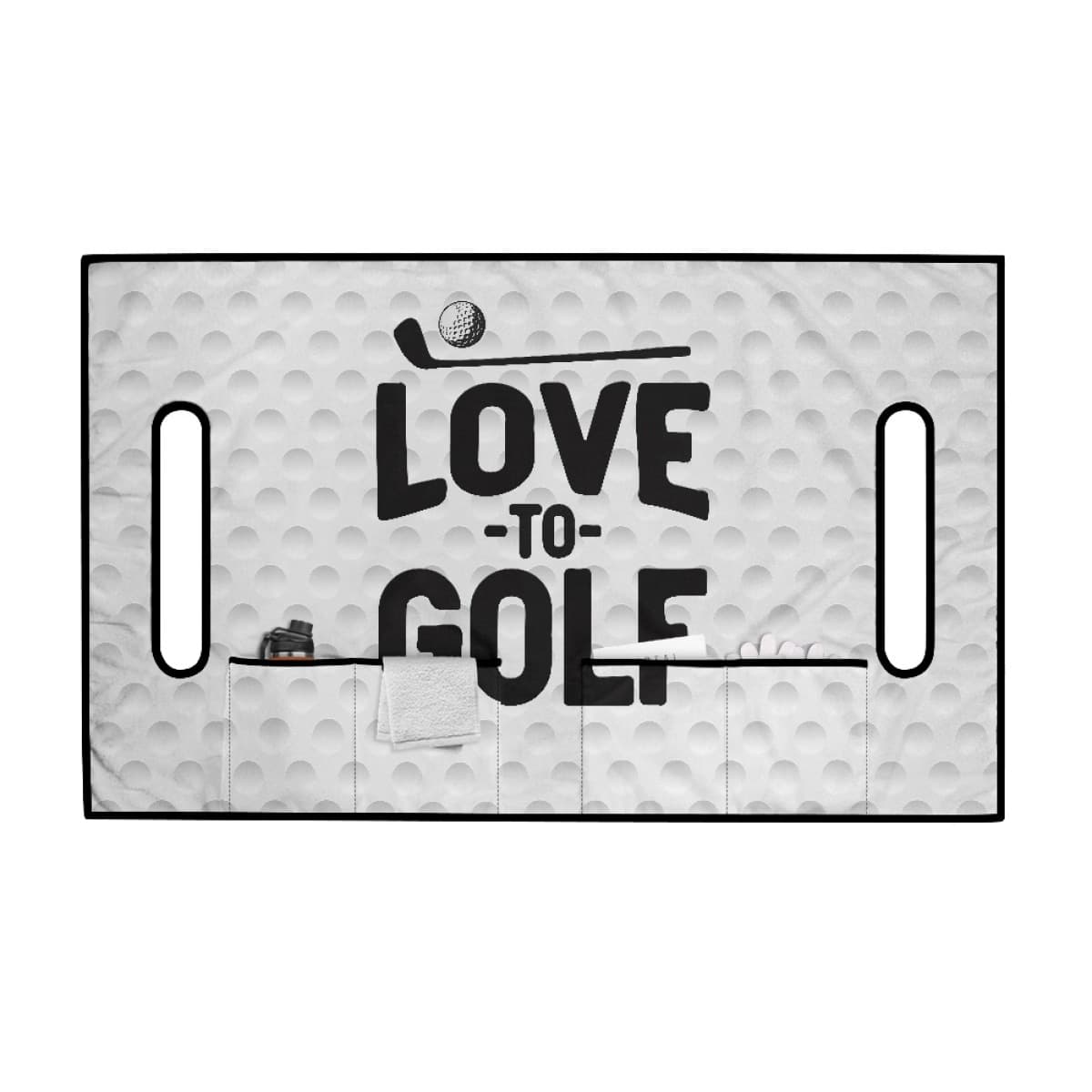 LOVE TO GOLF Printed Sightseeing Car Seat Cover Amazon Best Selling Golf Cart Seat Cover with Pocket