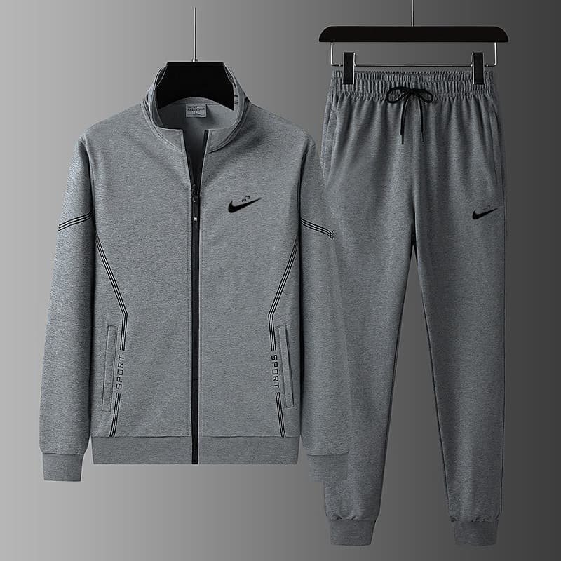 Suit men's 2025 autumn new sports and leisure suit men's trendy brand sweatshirt jacket trousers two-piece set men's clothing