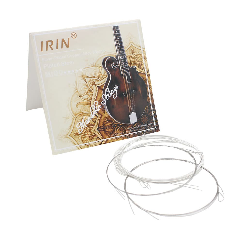 IRIN Mandolin Strings M100 Bronze Wound 8-String Mandolin Set, 8 Strings Mandolin Strings