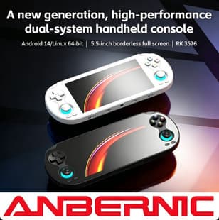 RGVITAPro High Performance RK3576 Android 14 + Linux Dual System 5.5-Inch HD Game Handheld