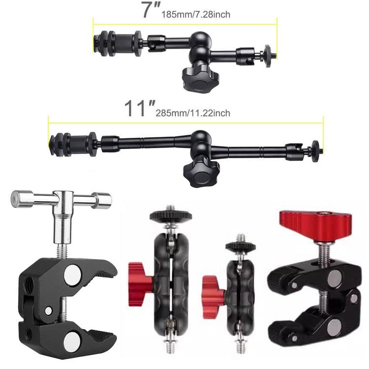 Cross-border Hot Sale DSLR LCD Universal Stand Magic Arm Cantilever Bracket 11-inch Magic Arm Holder