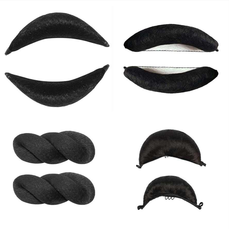 Ancient Costume Hair Bun, Fake Hair Bun, Hanfu Padding Horn Bun, Ancient Cosplay Braid Bun