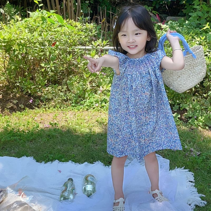 Girls Summer Dress Embroidered Baby Dress Floral Smocked Toddler Dress Doll Dress