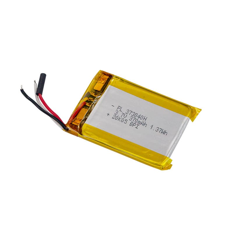 Lithium Battery 373040H 370mAh 3.7V Power Lithium Battery for Dash Cam and Tire Pressure Monitor