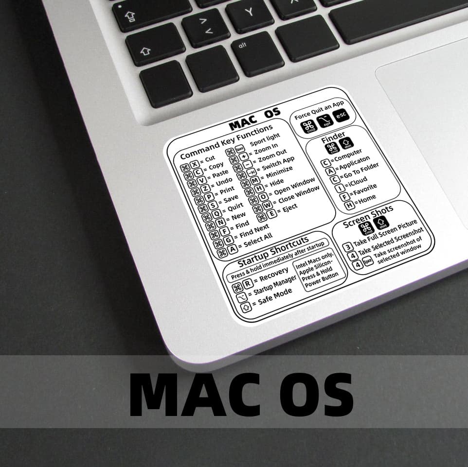 Shortcut Sticker Source Factory Supply Chain MACBOOK Laptop Stickers