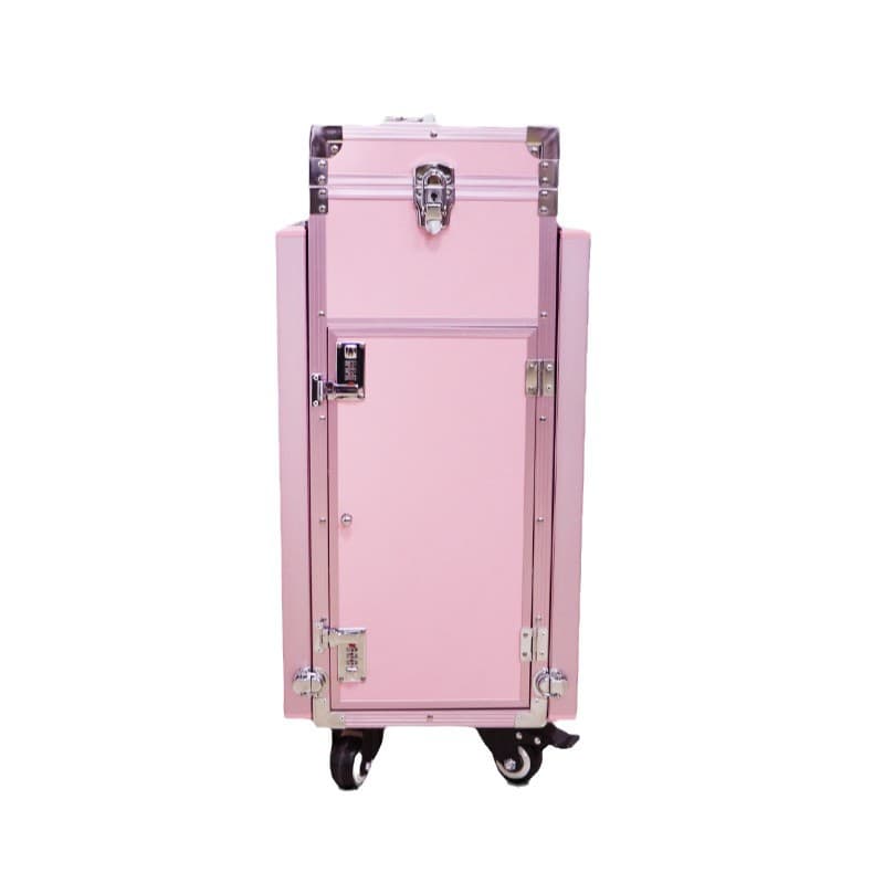 Large-Capacity Double-Person Nail Art Trolley Case, Outdoor Drawing, Tattoo, Makeup, Eyelash, Student Desk, Foldable & Mobile