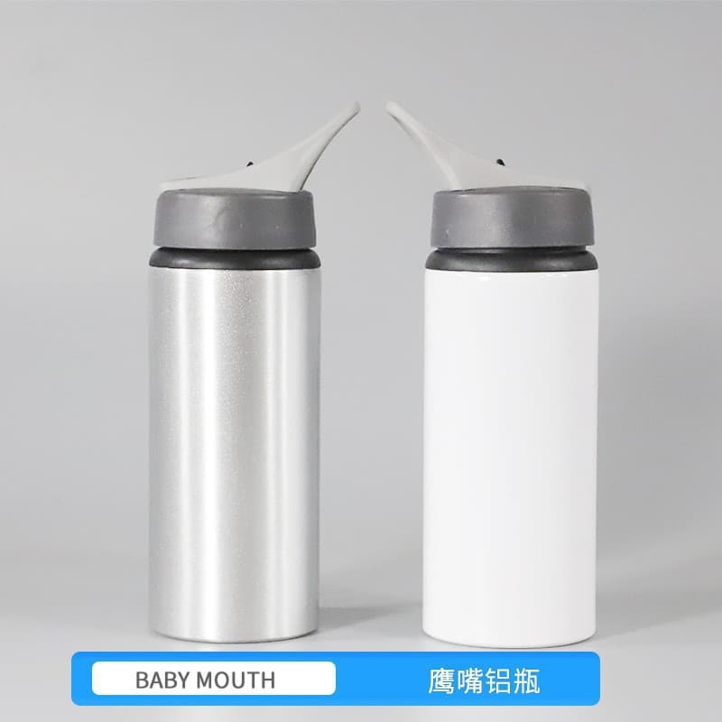 Heat Transfer Eagle Beak Insulated Bottle Large Mouth Sports Water Bottle Blank Straw Aluminum Bottle Sublimation DIY Printable