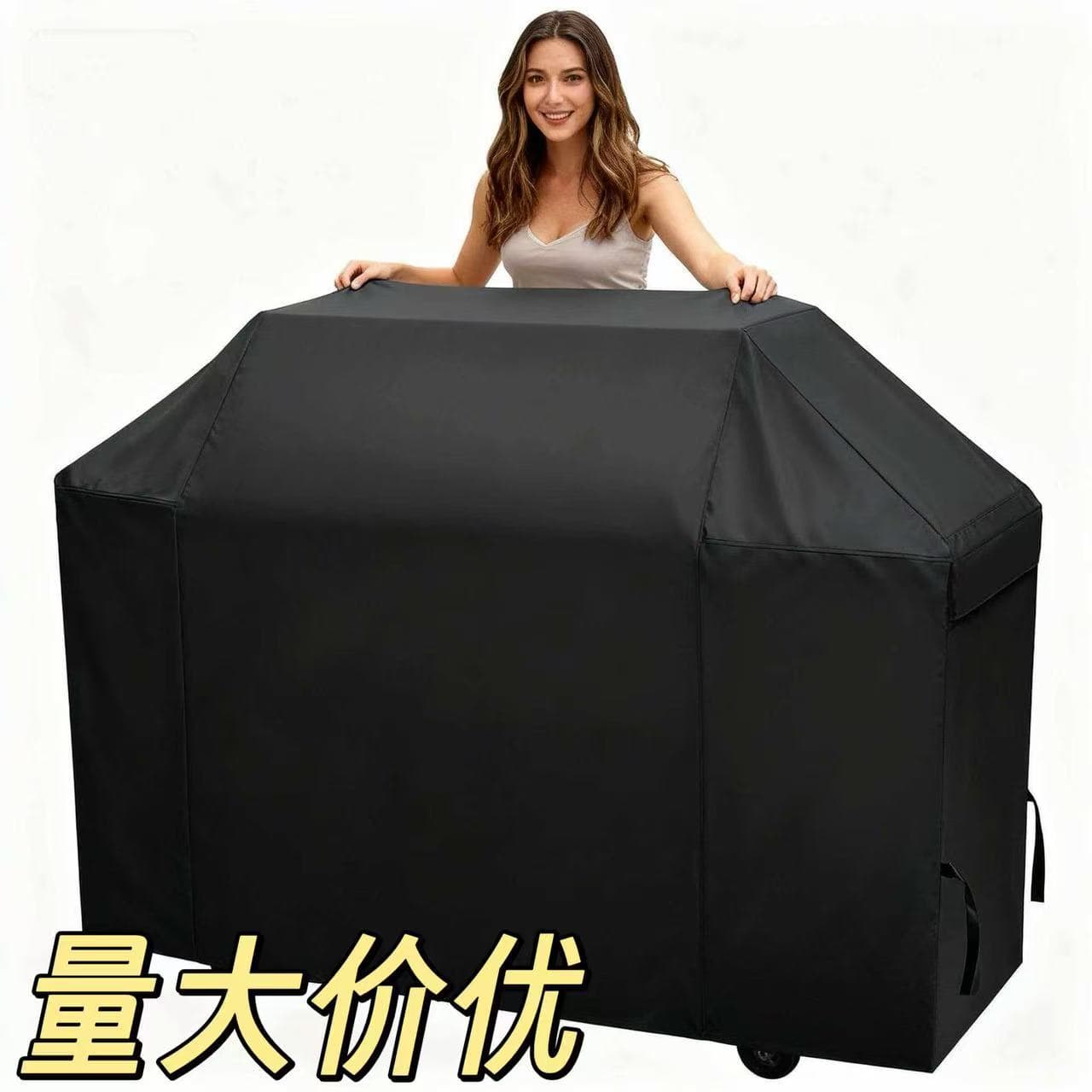 Amazon Oxford Cloth Waterproof Rainproof BBQ Cover, Thickened Patio Fire Pit Table Cover