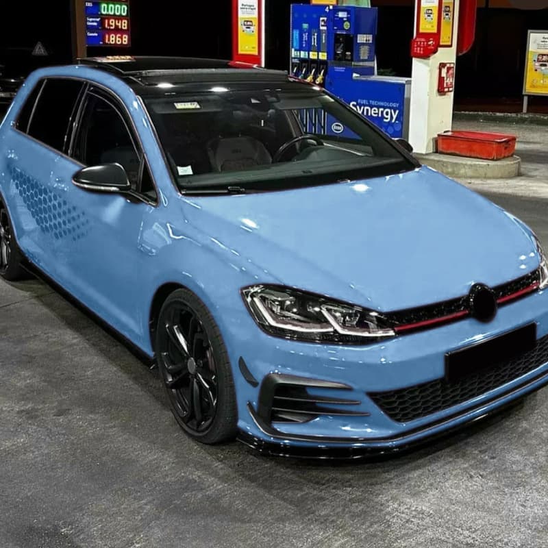 Suitable for Volkswagen golf mk7.5 gti 17-19 front air blade grille car sticker exterior modification parts