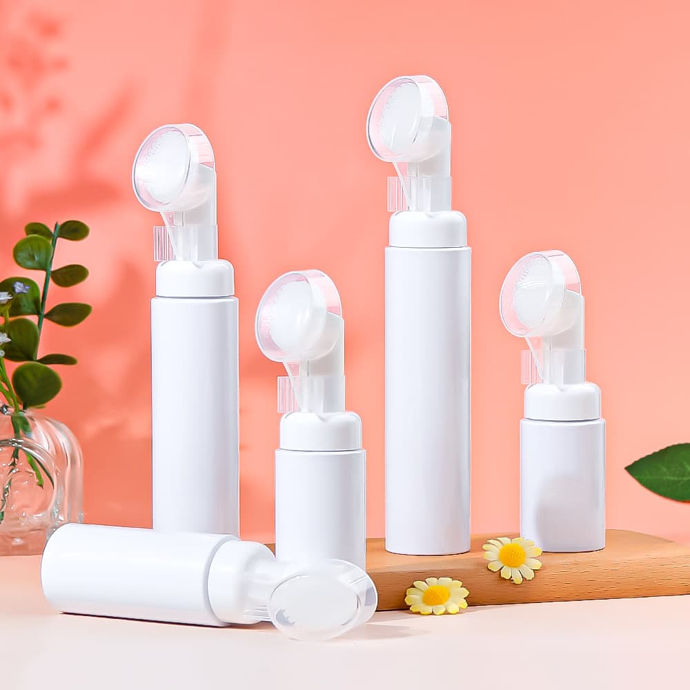 40/50/60/80/100ml Facial Cleanser Foam Bottle PET Foaming Bottle Cleansing Plastic Mousse Pump Bottle