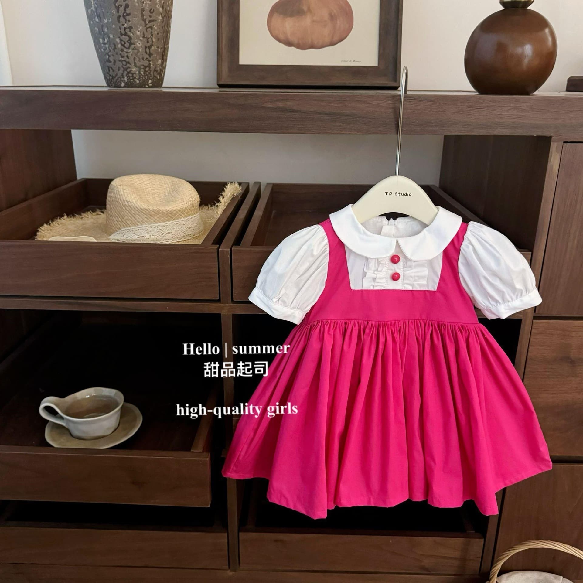 Hayao Miyazaki Mei Dress Girl Dress New Baby Short Sleeve Cute Princess Dress Summer Formal Puffy Skirt