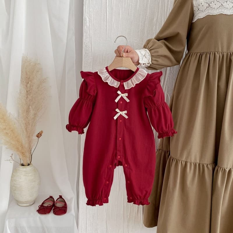 Baby Girl Autumn Jumpsuit, Princess Romper, Cute Infant Bodysuit, Sweet Adorable, National Trend Style