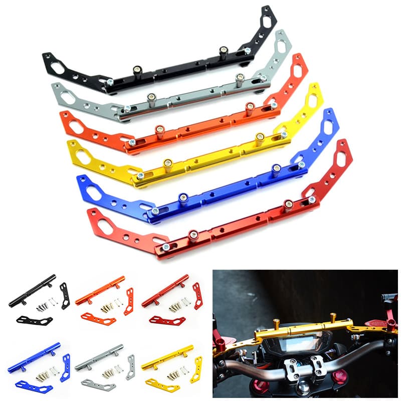 Motorcycle Accessories Modified Stabilizer Bar Handlebar Reinforcement Bar Steering Adjustable Multi-function Extension Bracket