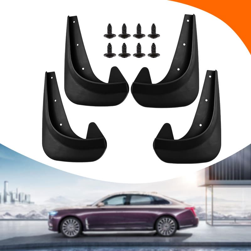 Universal Small Size Mud Flaps for Cars 4-Piece Set Mud Flaps for Export Cross-Border Mud Flap Exterior Modification
