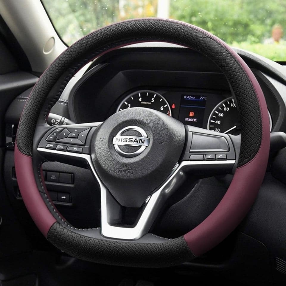 4-Season Steering Wheel Cover for 14th Gen Sylphy, New Bluebird, Teana, Qashqai, Xiaoke, Sunny, Tiida, Livina