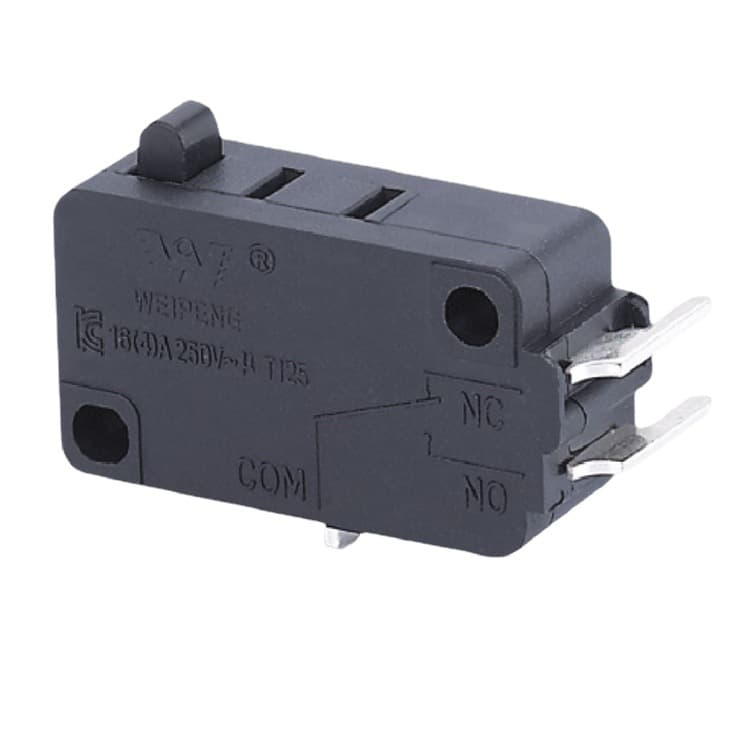 Manufacturer supply 16A high-current tactile micro switch, bulk wholesale self-reset micro switch two-pin