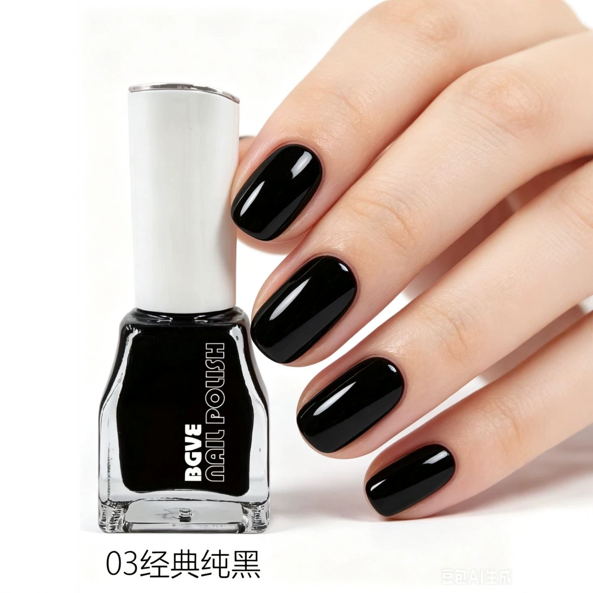 Cross-border BG Colored Nail Polish Non-Peelable Colorful Nail Polish Micro Gel Glossy Diamond No-Bake Nails 10ml