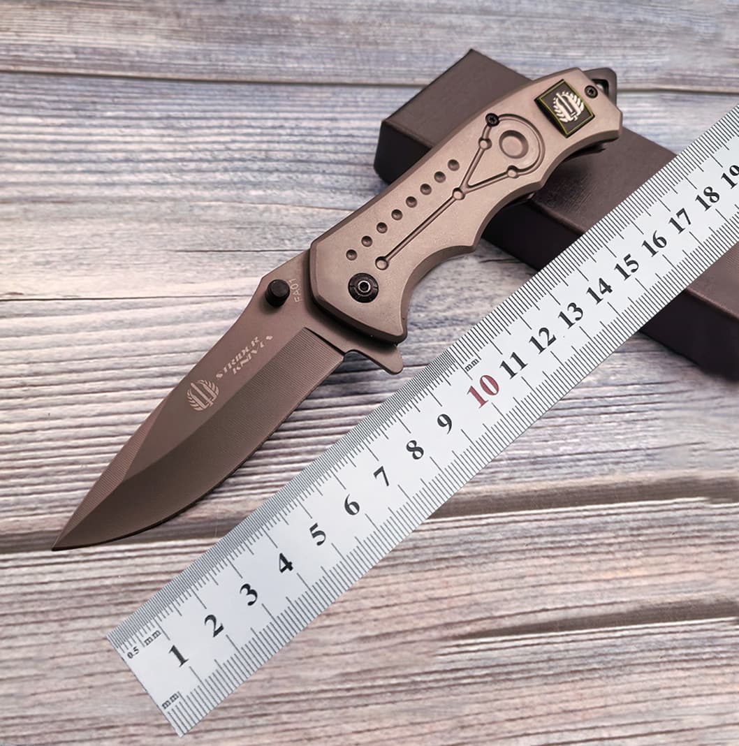 Jungle adventure survival knife Mick outdoor self-defense folding knife sharp hunting knife portable sharp fruit knife