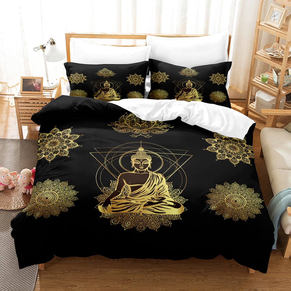 Hamsa Hand Bedding Boho Mandala Quilt Cover Cross-Border for AliExpress Amazon Independent Station