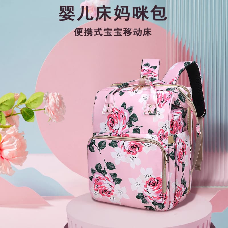 Large Capacity Diaper Bag with Wet and Dry Separation, Multi-functional Waterproof Mommy Bag Wholesale