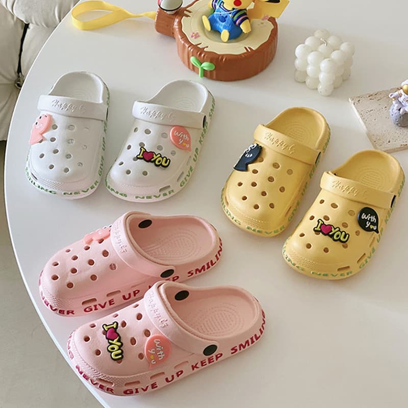 Big Head Slippers with Outlined Sandals, Dropshipping, Outdoor Clog Sandals, Cute Cartoon Style, Wholesale, Clog