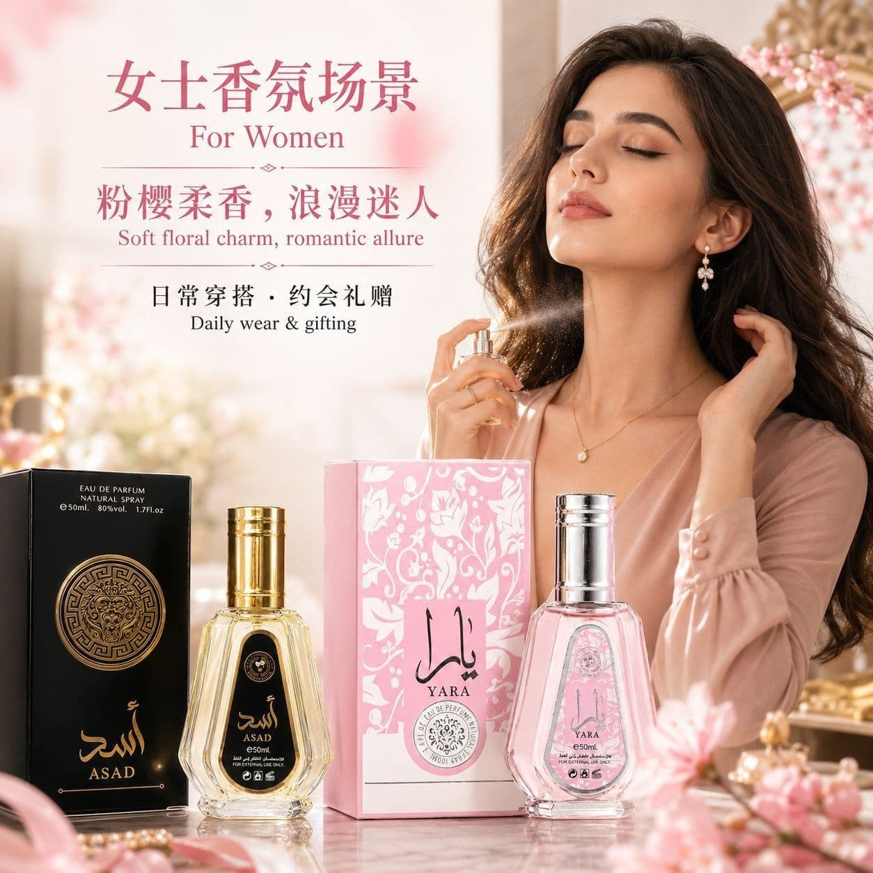 Cross-border New Product Lattafa Yara Asad Perfume Wholesale Dubai UAE Southeast Asia Vietnam Cross-border