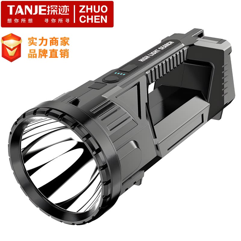 Cross-border LED Explosion-Proof Searchlight with COB Side Light Outdoor Waterproof Emergency Bright Portable Lamp High Power Flashlight