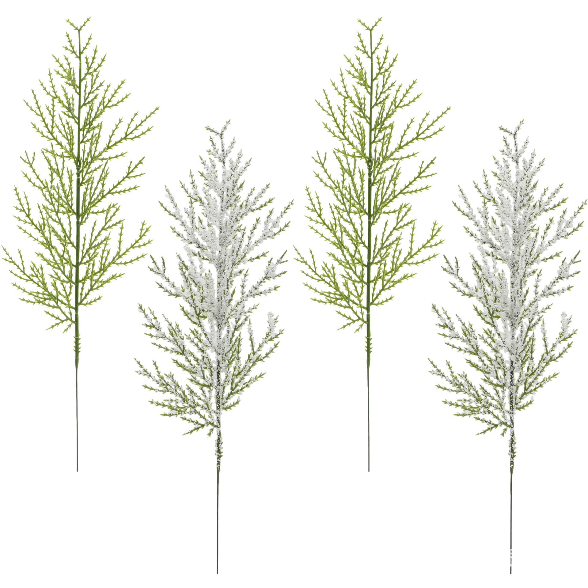 Artificial Christmas Pine Branches Decorative Holiday Craft Supplies Christmas Tree DIY Decoration Plastic Pine Needles