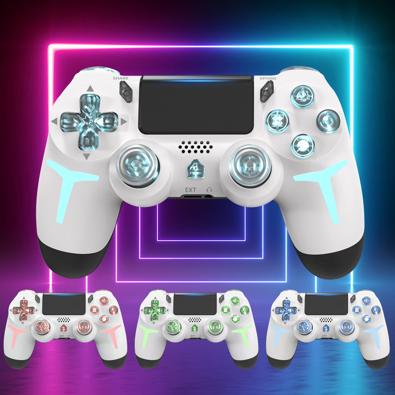 Manufacturer PS4 Wireless Bluetooth Controller RGB Light Vibration PS4/PC Computer Steam It Takes Two Gamepad