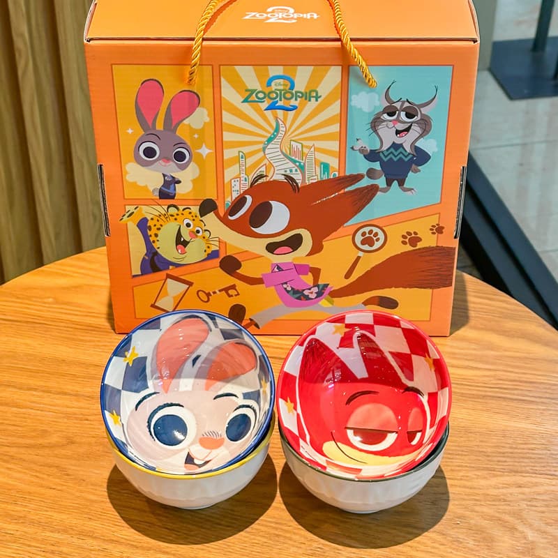 Zootopia High-Looking Tableware Set Housewarming Souvenir Girls Birthday Gift Children's Practical Gift Box