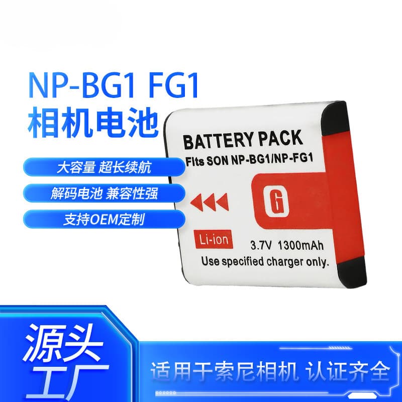 Sony NP-BG1 FG1 Battery Compatible with Sony HX5C WX1 T20 WX10 HX7 T100 Digital Camera Silver Grey High Capacity Replacement Battery
