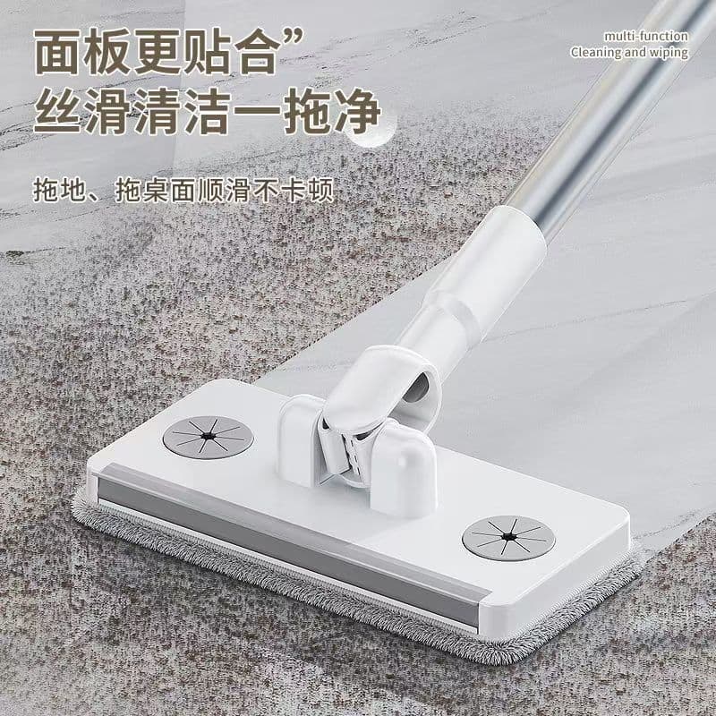 Face Towel Small Mop with Wall-Mountable Storage Clip, Wet Wipe for Bathroom Wall Cleaning, Wash Towel Mop