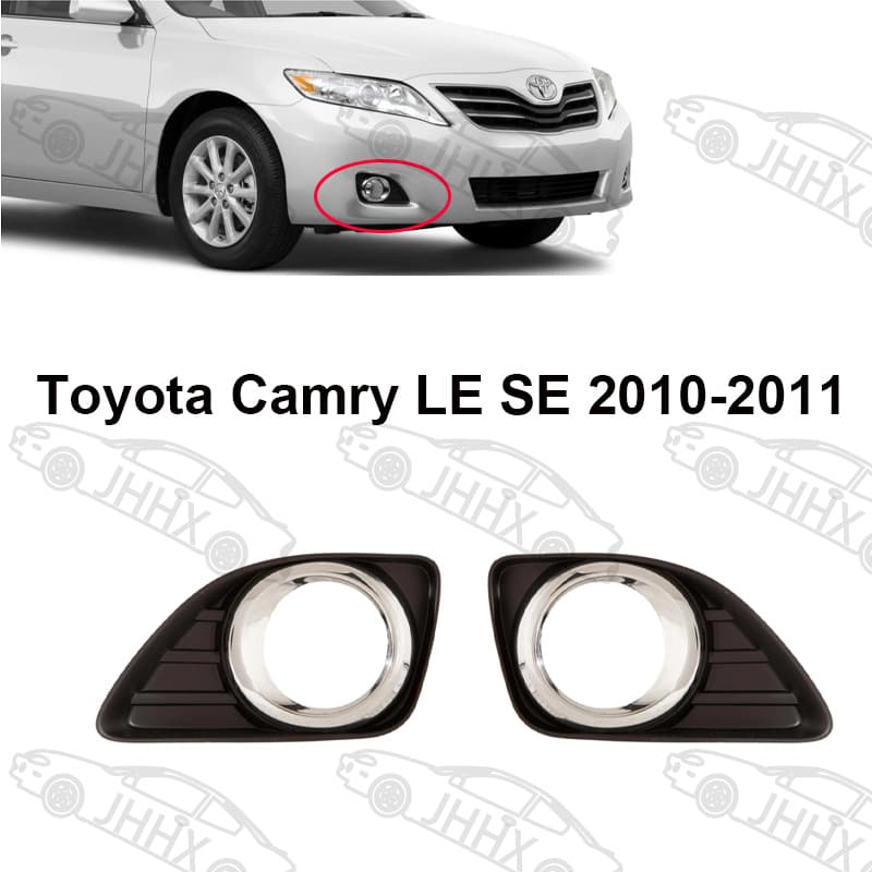 Camry Camry LE SE 2010-2011 fog lamp frame front bumper lamp cover lower grille mesh anti-fog lamp frame