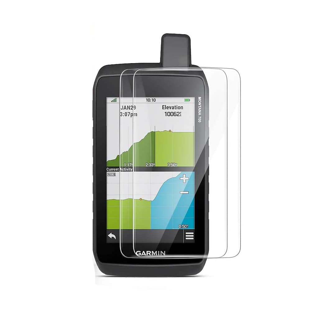 Compatible with Garmin Montana 750i, 700, and 700i tempered glass screen protectors.